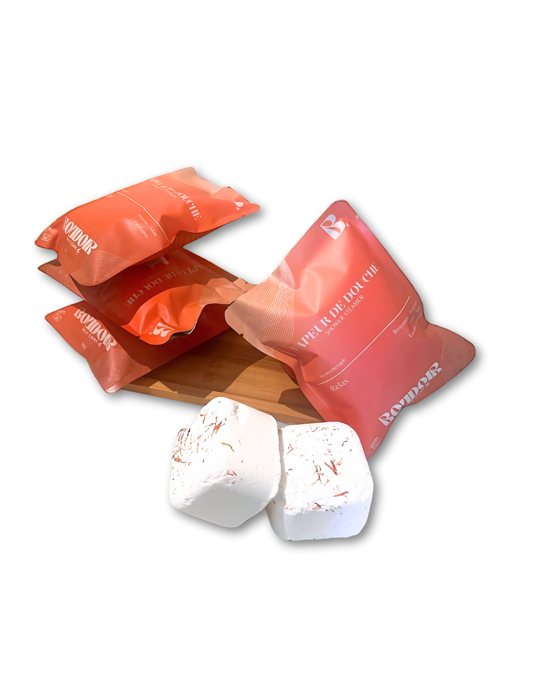Cubes vapeur douche huiles essentielles naturelles détox énergie relax recharge