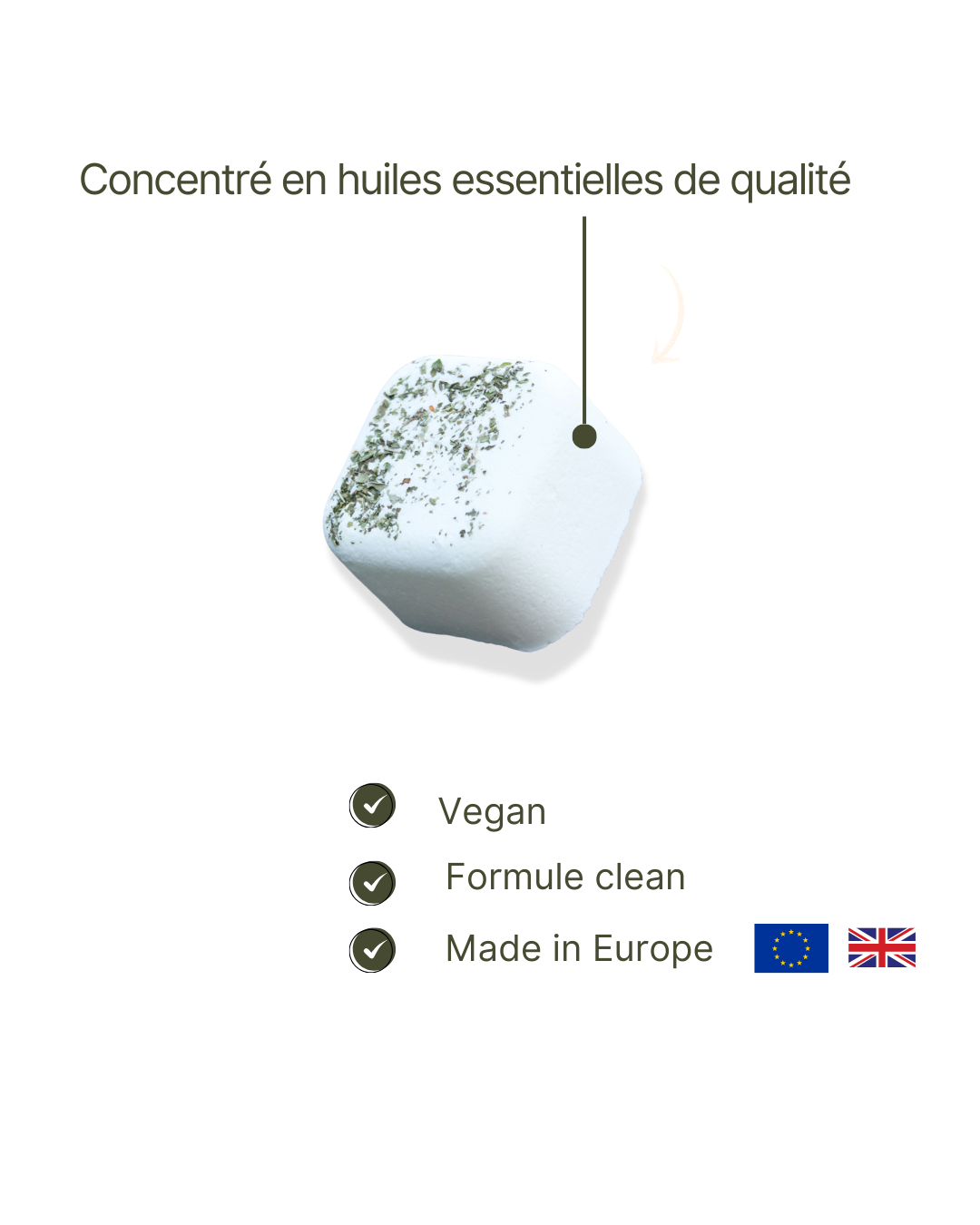 Cubes vapeur douche huiles essentielles naturelles détox énergie relax recharge