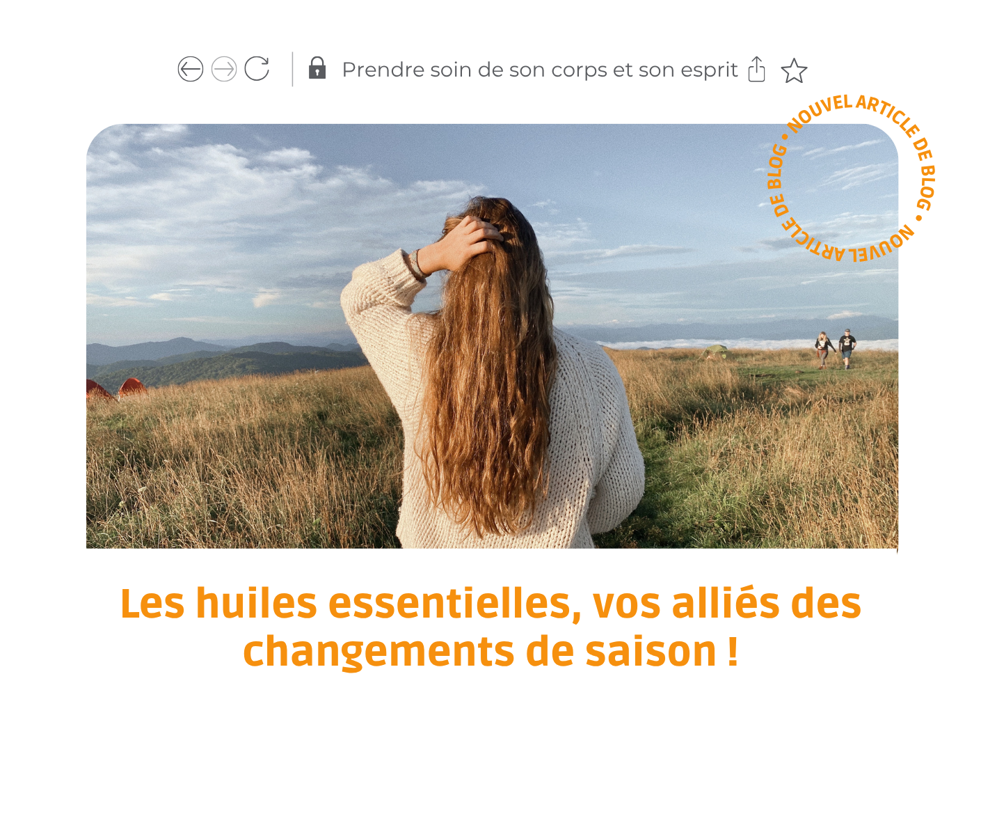 Les bienfaits des huiles essentielles pendant le changement de saison